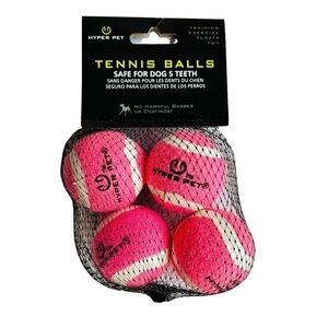 𝅺BRIGHT Pink Mini Tennis Balls Dog Toy